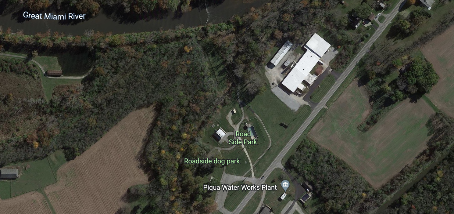River Access at Road Side Park, City of Piqua - GM River Mile 116.3