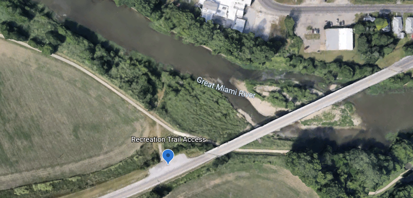 River Access at Recreational Trail Access (SR 41 Bridge) - GM River Mile 104.1