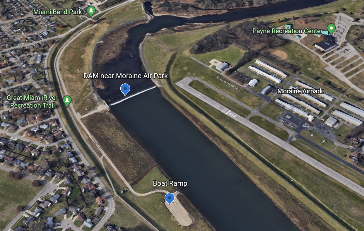 River Access at Boat Ramp - GM River Mile 71.7