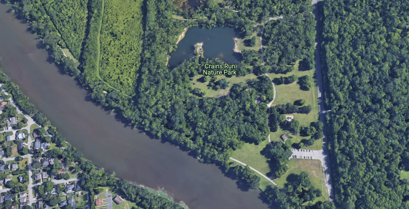 River Access at Crains Run Park - GM River Mile 62.0