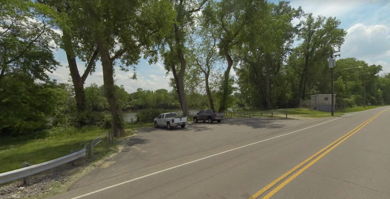 River Access at Boat Ramp on Dayton-Oxford Road - GM River Mile 59.2