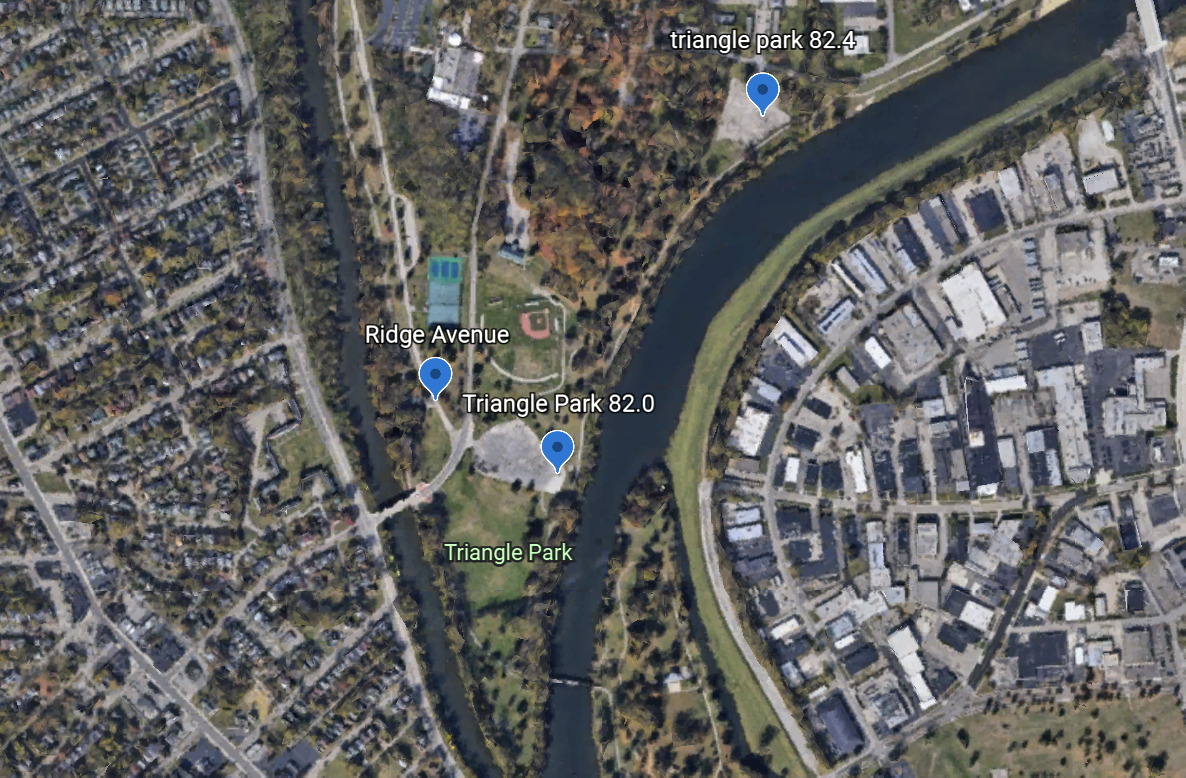 River Access at Triangle Park - GM River Mile 82.4