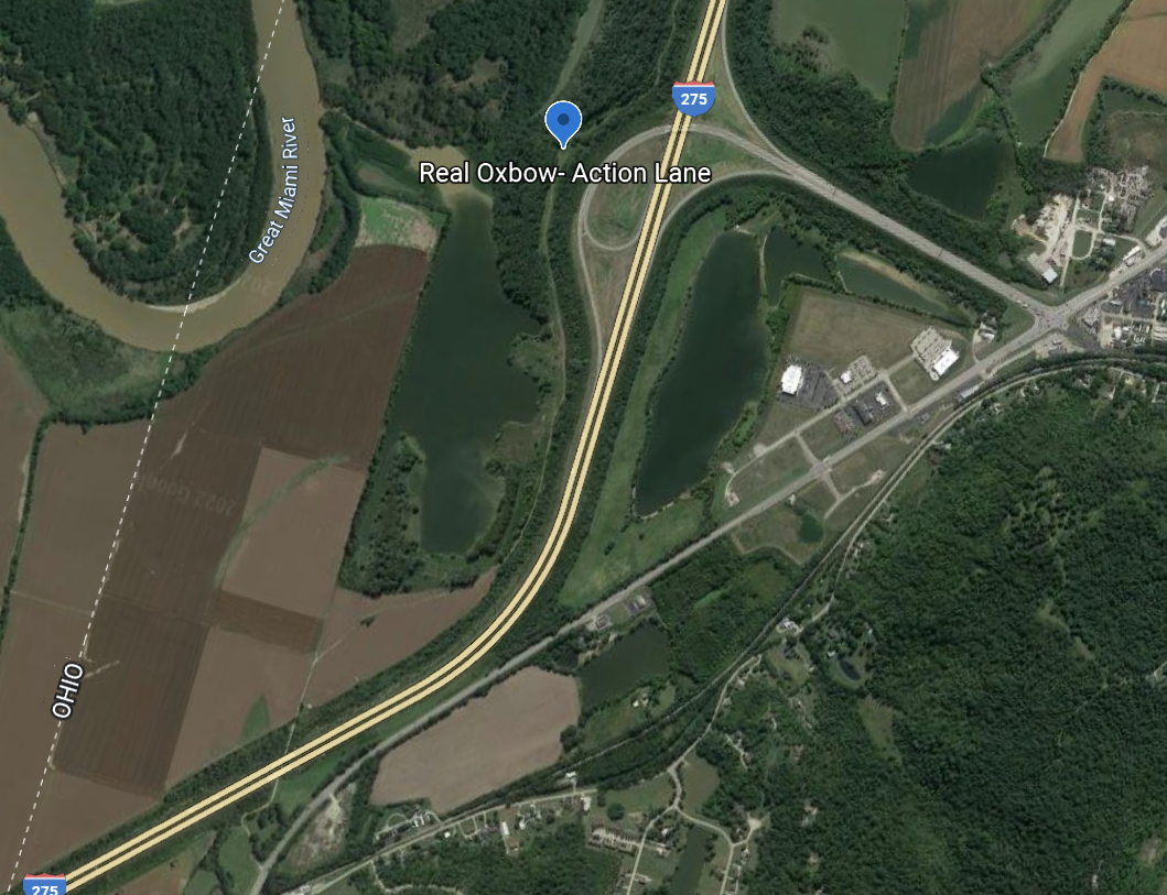River Access at Oxbow Wetland (Exit 16 on I-275) - GM River Mile 1.0