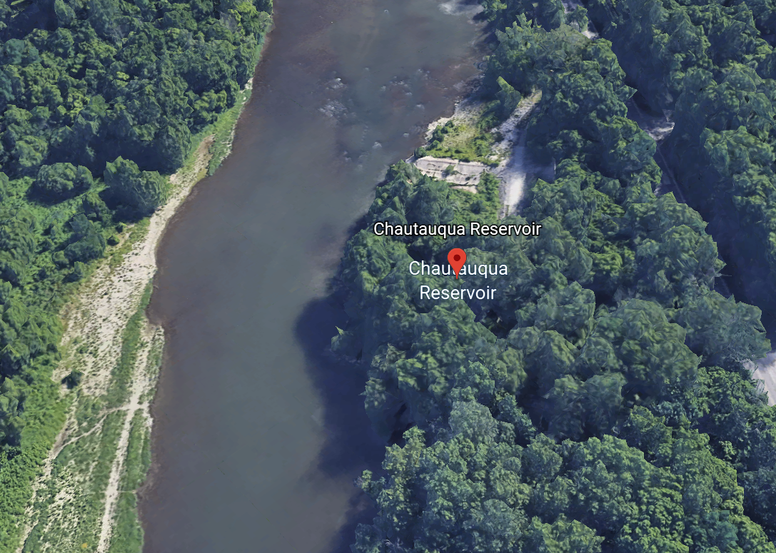 River Hazard at DAM at Chautauqua - GM River Mile 61.7